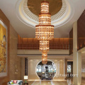 Hotel Villa Glass Led Chandelier Pendant Light